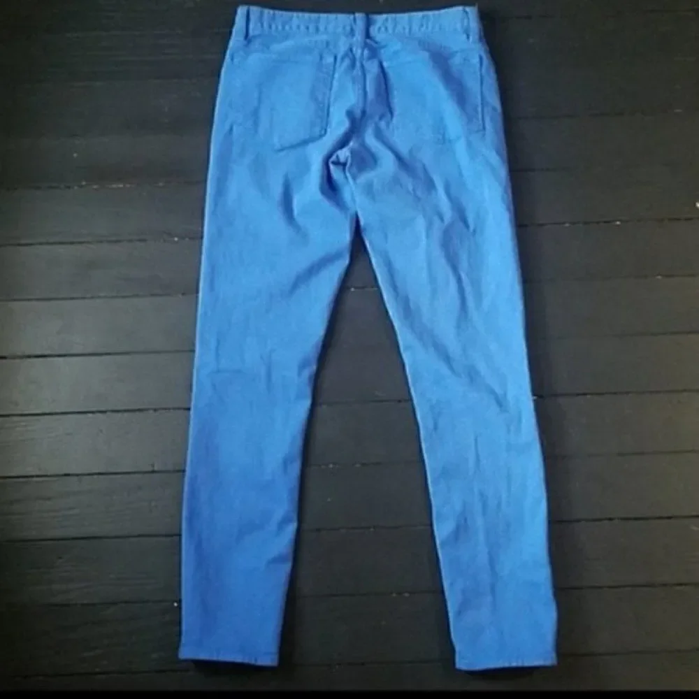 J.crew Blue Toothpick Jeans